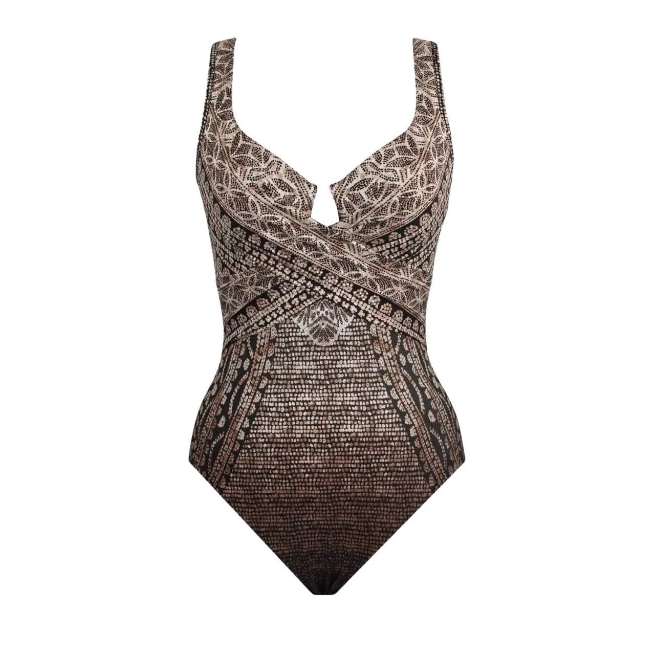 Miraclesuit Cappadocia Crisscross Escape Underwire One-Piece Swimsuit Black 16